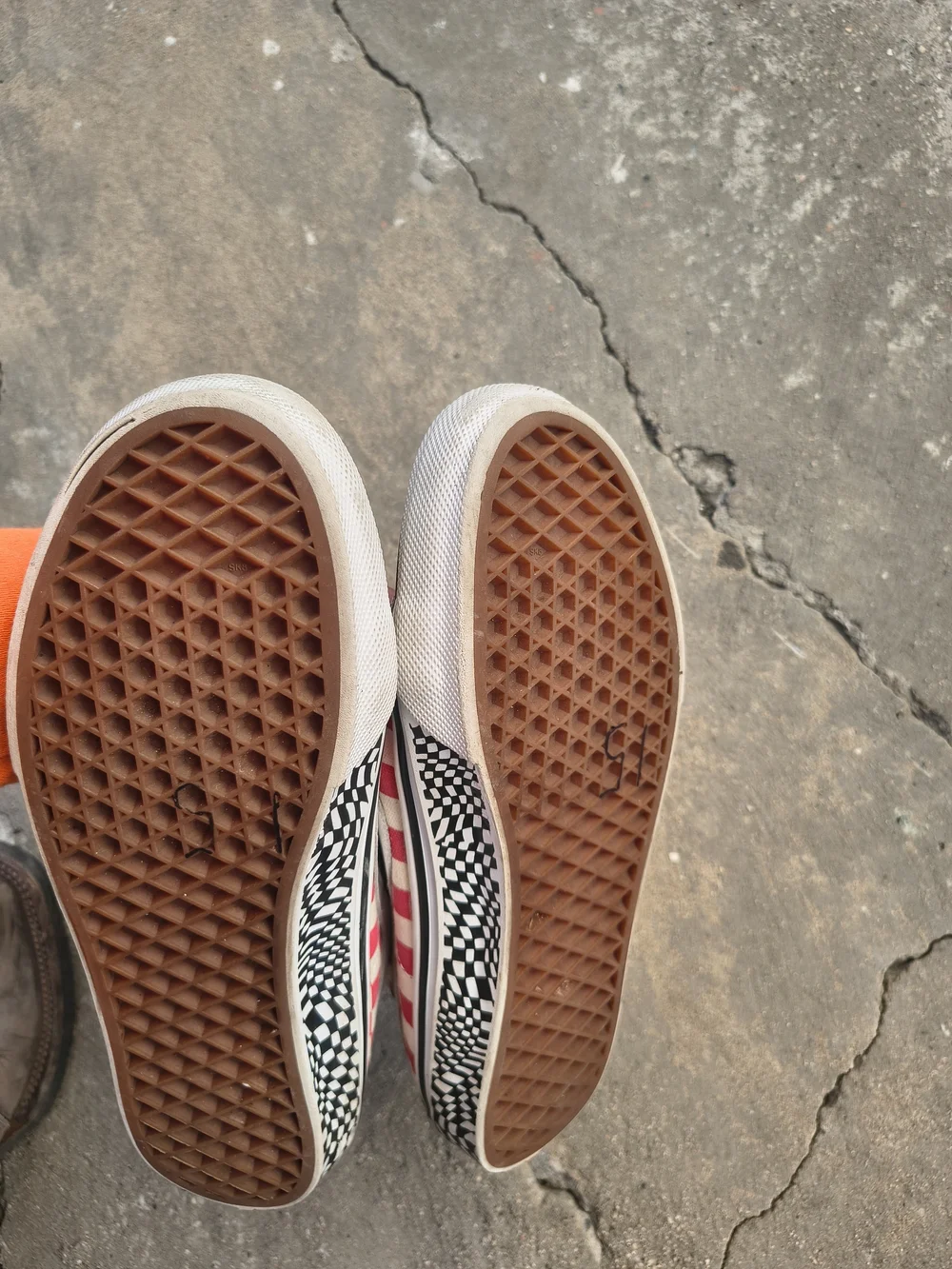 Vans Skate Sk8-Hi Reissue 'Grosso 84 - Red Checkerboard' (VN0A5KYR428) Size 8.5
